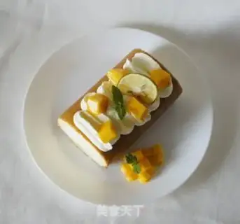 Make Mango cake rolls step 17