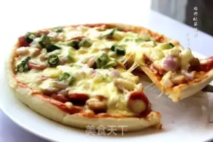 Make Chicken ace pizza step 11