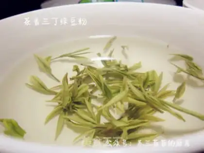 Make Tea fragrance, green bean powder step 2