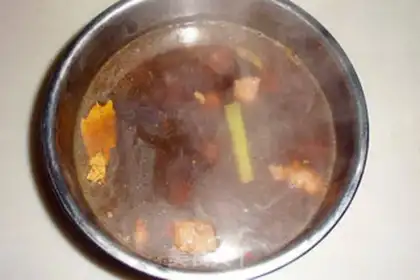 Make Red lamb noodles step 11