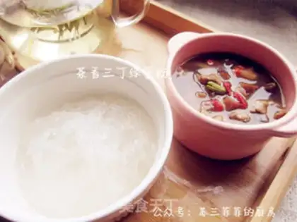 Make Tea fragrance, green bean powder step 10