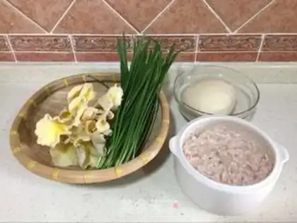Make Yellow dumplings step 1