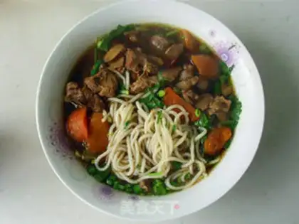 Make Red lamb noodles step 16