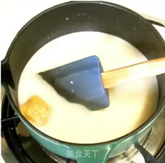 Make Ricos condensed for cheese sauce and broccoli step 0