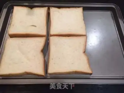 Make High calcium cheese sliced with toast step 0