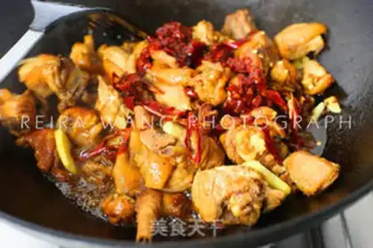 Make Xinjiang chicken step 4