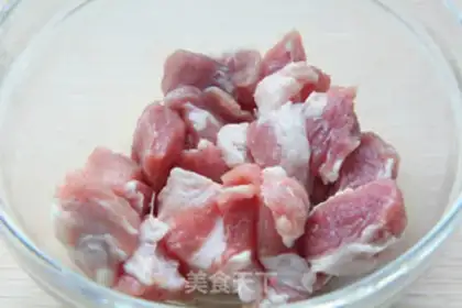 Make Pepper pork string step 0