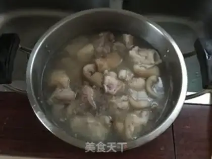 Make Mushroom peanut pig hoof step 3