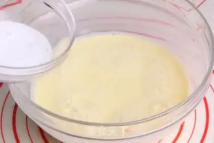 Make Delicious sweet orange eggs step 4