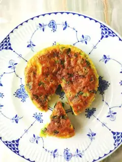 Make Breakfast vegetable fried eggs step 6