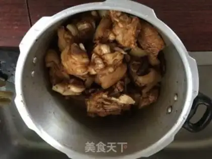 Make Mushroom peanut pig hoof step 7