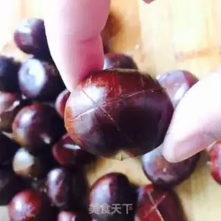 Make Roast chestnut step 1