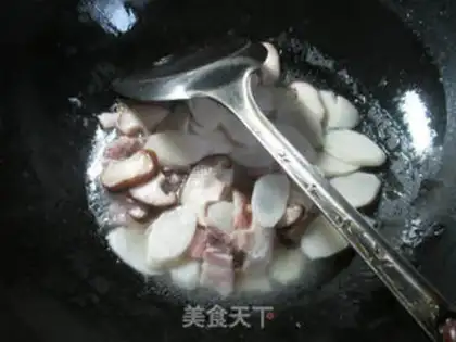 Make Milk dry tofu step 1