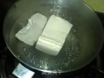 Make Tofu eggs step 1