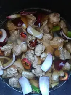 Make Curry potato oxen step 3