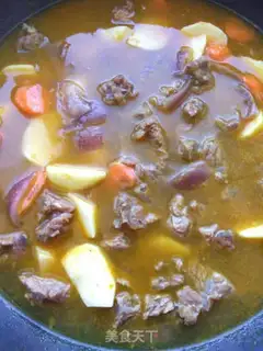 Make Curry potato oxen step 6