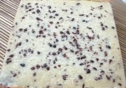 Make Cranberry sponge cake step 9