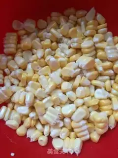 Make A duck egg and fried corn step 0
