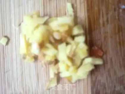 Make A duck egg and fried corn step 3