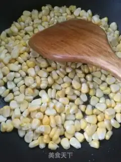 Make A duck egg and fried corn step 5