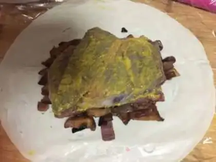 Make Wellington steak step 9