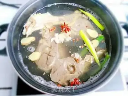 Make Cowbone radish soup step 3