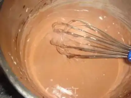 Make Eight-coffee, chocolate cold step 0