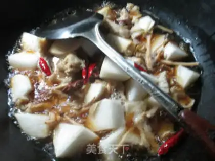 Make The yellow bouquet roasted radish step 9