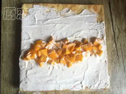 Make Mango cake rolls step 9