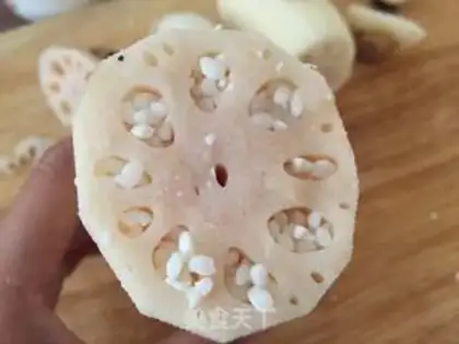 Make Flower tea and rice step 1