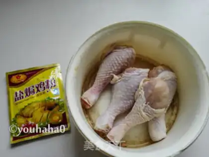 Make Salt chicken leg step 0