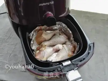 Make Salt chicken leg step 2