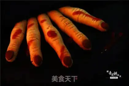 Make Witch finger crackers step 8