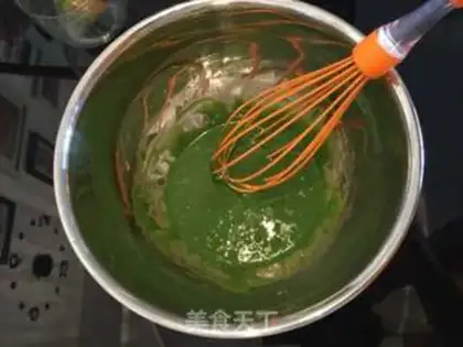 Make Tea yogurt mousse step 1