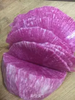 Make The radish step 0
