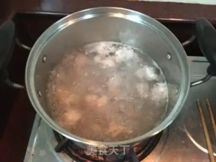 Make Tofu soup step 1