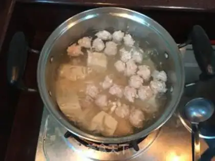 Make Tofu soup step 3