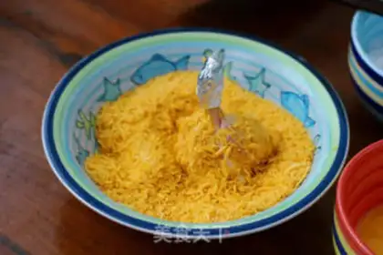 Make "Air-cooked golden chicken hammer." step 5
