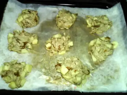 Make oatmeal apple rosescon step 7