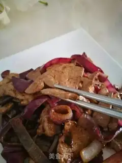 Make Onion fried liver step 6