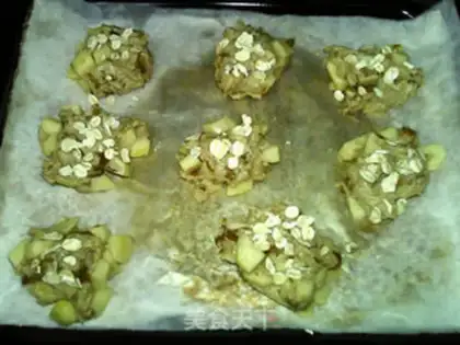 Make oatmeal apple rosescon step 8