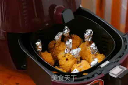 Make "Air-cooked golden chicken hammer." step 8