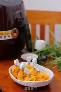 Make "Air-cooked golden chicken hammer." step 11