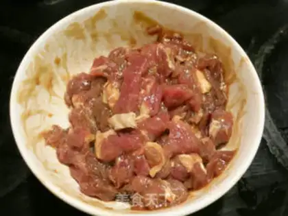 Make Beef broccoli step 1