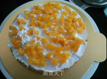 Make Rainbow birthday cake step 9