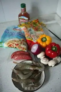 Make Shrimp sausage pizza step 11