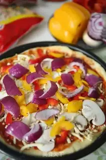 Make Shrimp sausage pizza step 16