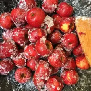 Make Sugar snowball step 5
