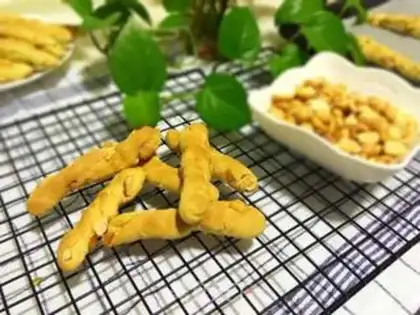Make Milk peanut sticks step 12