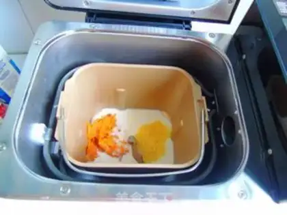 Make Pumpkin potato bread step 1